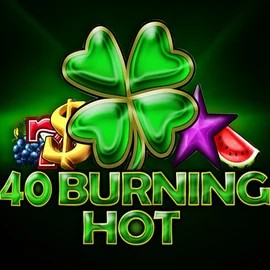 40 Burning Hot slot icon by Amusnet Interactive, available at Betninja Casino
