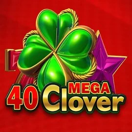 Official Slots logo: 40 Mega Clover by Amusnet Interactive at Betninja Casino
