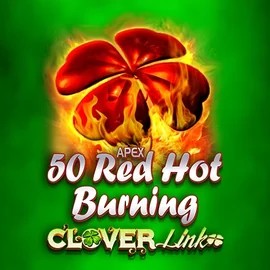 50 Red Hot Burning Clover Links slot icon by Novomatic, available at Betninja Casino