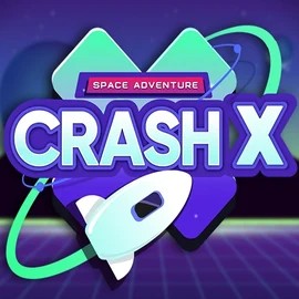 Crash X online game logo by Turbo Games on betninja.eu.com