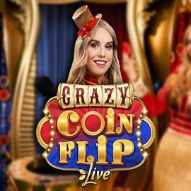 Crazy Coin Flip logo – Live Casino by Evolution at Betninja Casino
