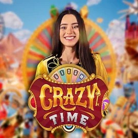 Crazy Time logo – Live Casino by Evolution at Betninja Casino