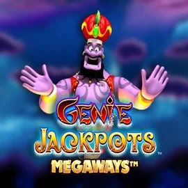 Genie Jackpots Megaways slot logo by Blueprint Gaming at Betninja Casino