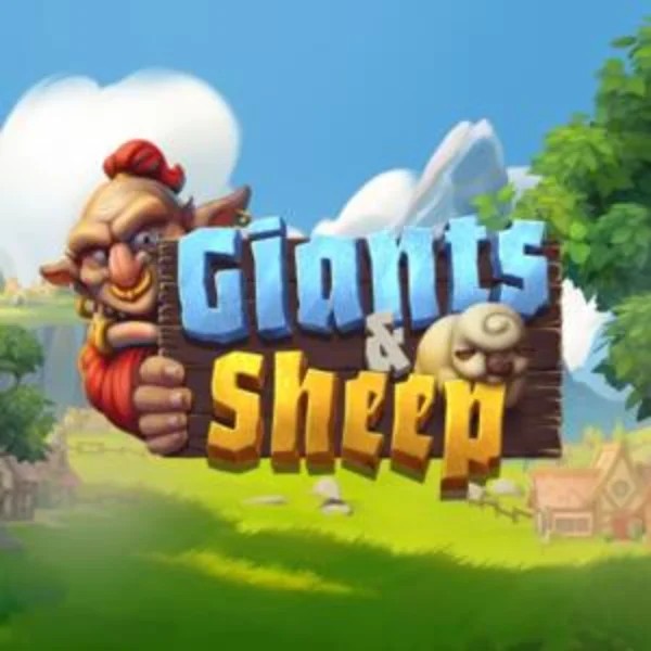 Slots logo of Giants and Sheep from Relax Gaming at Betninja Casino