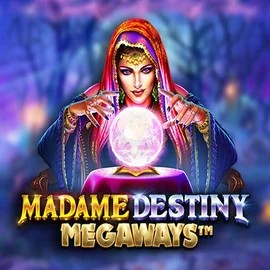 Madame Destiny Megaways online game logo by Pragmatic Play on betninja.eu.com