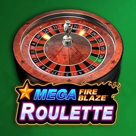 Mega Fire Blaze Roulette online game logo by Playtech on betninja.eu.com