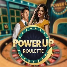 PowerUP Roulette logo by Pragmatic Play at Betninja Casino