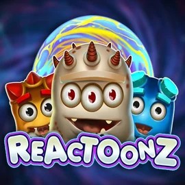 Reactoonz by Play'n GO, showcased at betninja.eu.com – game logo
