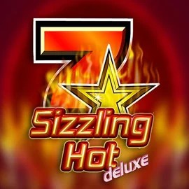 Sizzling Hot Deluxe by Novomatic, showcased at betninja.eu.com – game logo