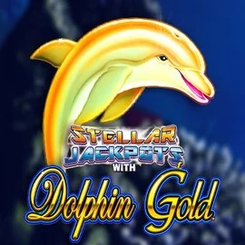Official Jackpots logo: Dolphin Gold with Stellar Jackpots by Lightning Box Game at Betninja Casino