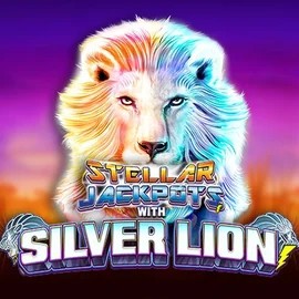 Stellar Jackpots with Silver Lion logo – Jackpots by Lightning Box Game at Betninja Casino