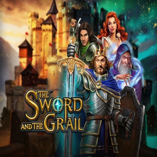 The Sword and the Grail online game logo by Play'n GO on betninja.eu.com