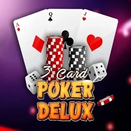 Three Card Poker Delux logo by Urgent Games at Betninja Casino