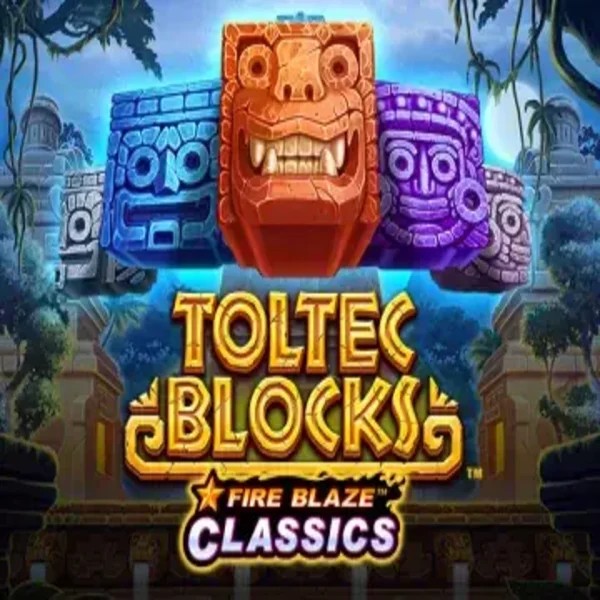 Fire Blaze: Toltec Blocks slot icon by Rarestone Gaming, available at Betninja Casino